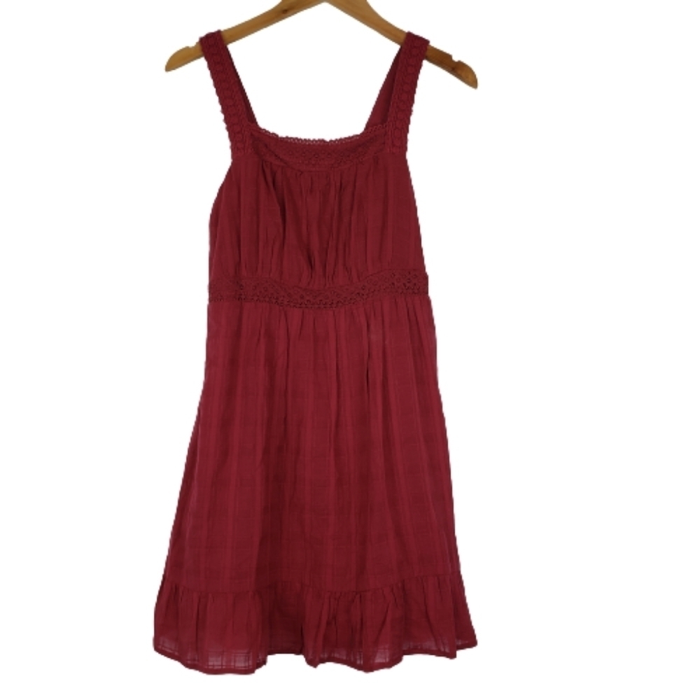 Knox Rose red boho lace dress